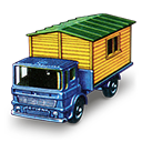 Truck With Site Office Icon